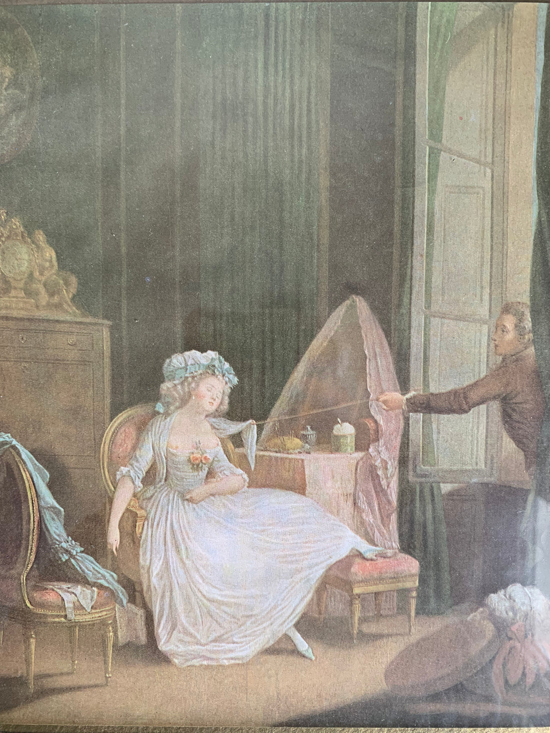 Gravure "L'amour frivole" de Baudoin